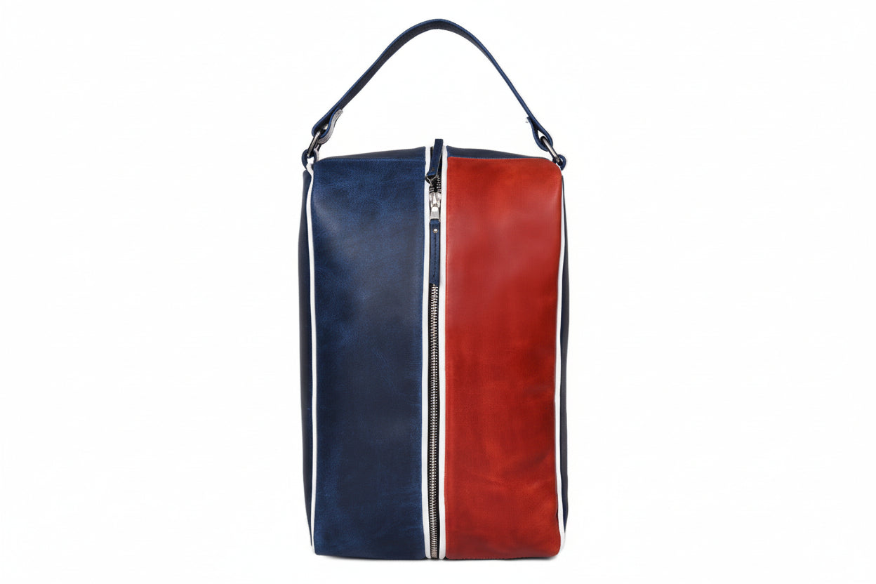 Leather and Suede Shoe bag