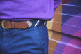 Leather Tab Belt