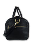 Black Leather Duffle Bag - FH Wadsworth