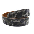 Blue Camouflage Suede Belt