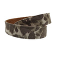 Brown Camouflage Suede Belt