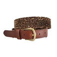 Velvet Leather Tab Belt