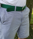 Forest Green Ribbon Belt - FH Wadsworth