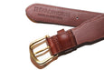 Kingfisher Leather Tab Ribbon Belt - FH Wadsworth