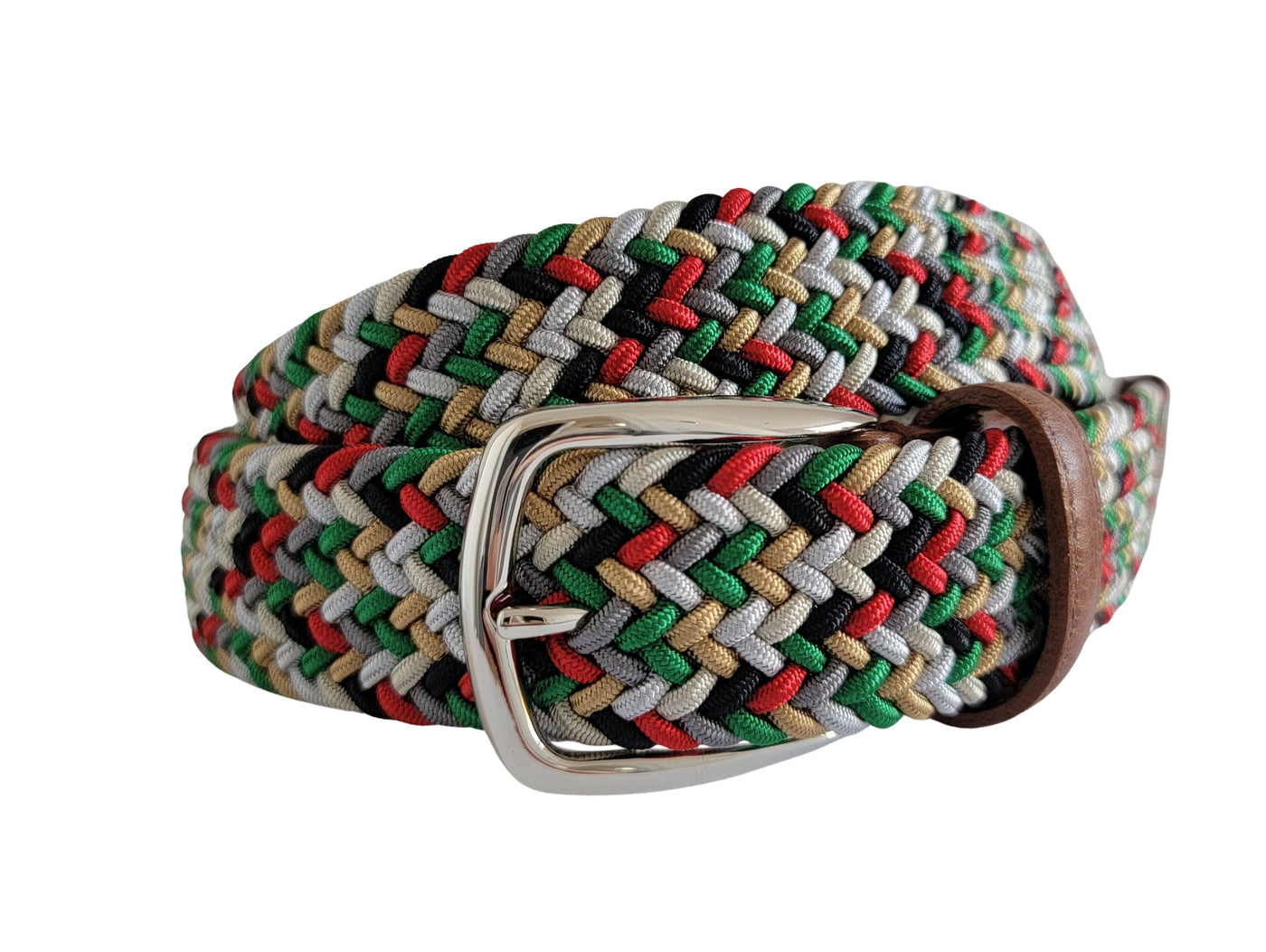 Multi Color Elastic Stretch Belt