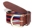 St. Bernard Leather Tab Ribbon Belt - FH Wadsworth