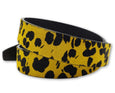 Yellow and Black Leopard Print Belt - FH Wadsworth