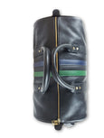 Black Leather Duffle Bag - FH Wadsworth