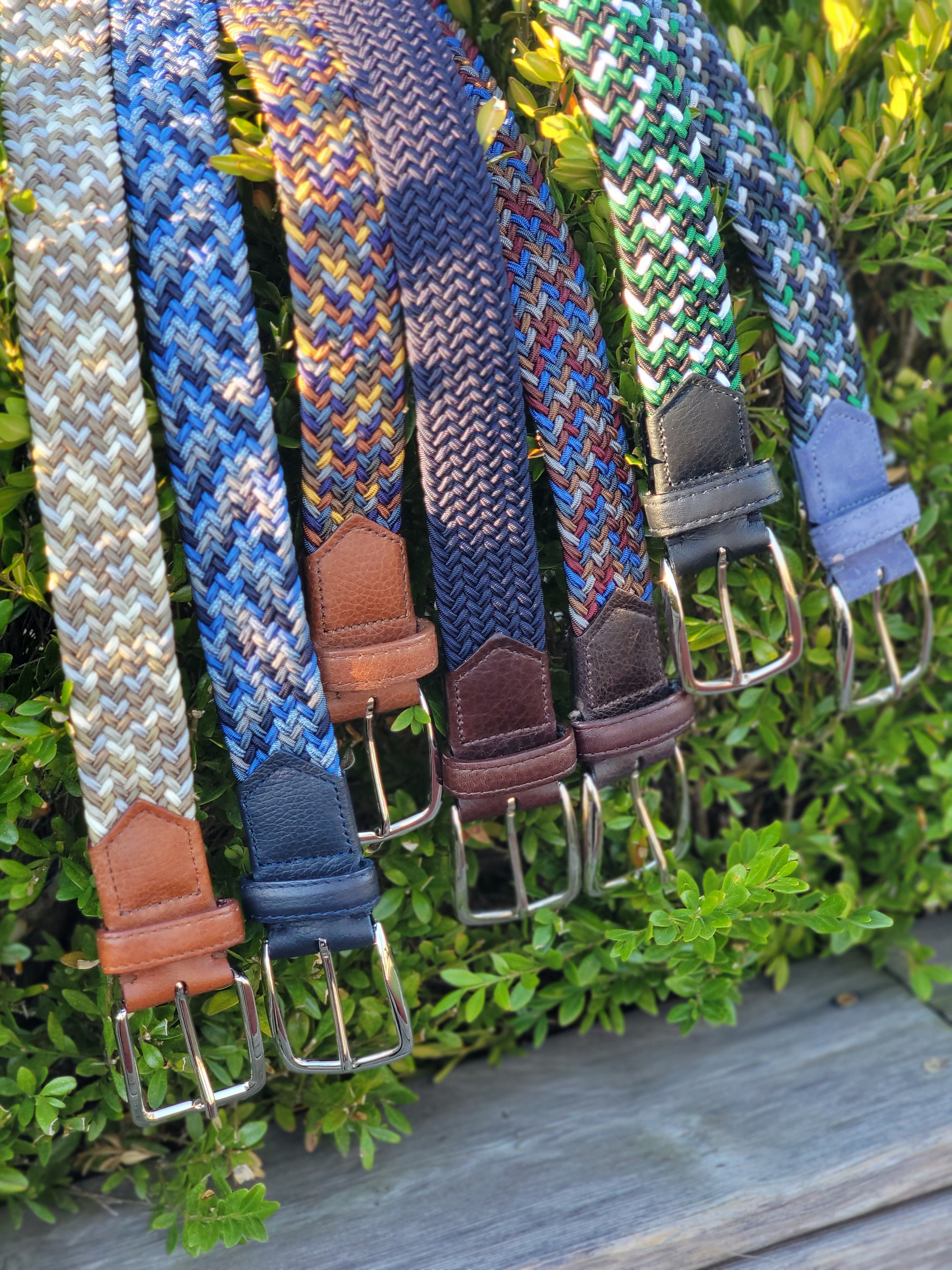 Multi Colored Stretch Belt - FH Wadsworth