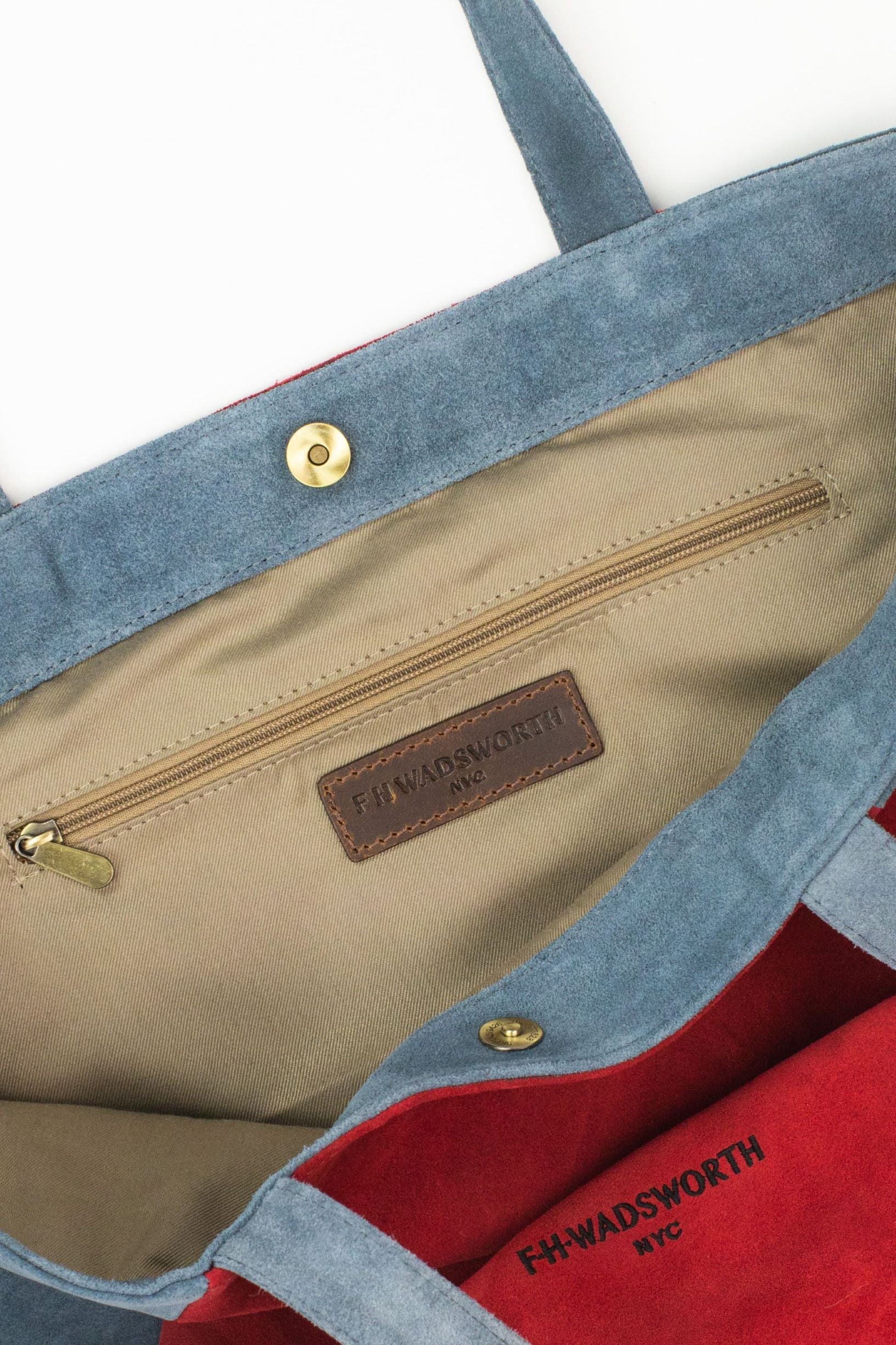 Suede Tote Bag