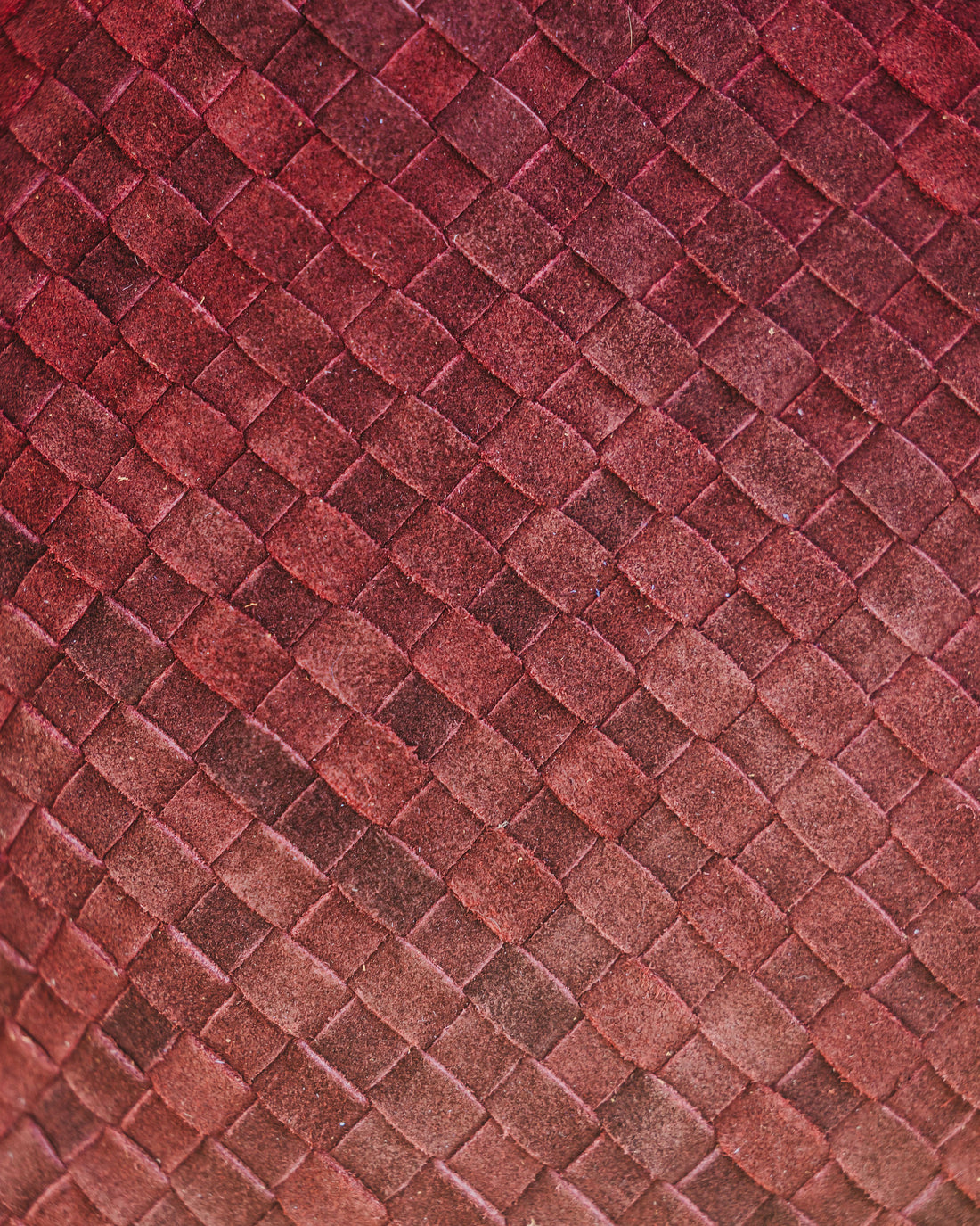 Woven Suede Tote Bag