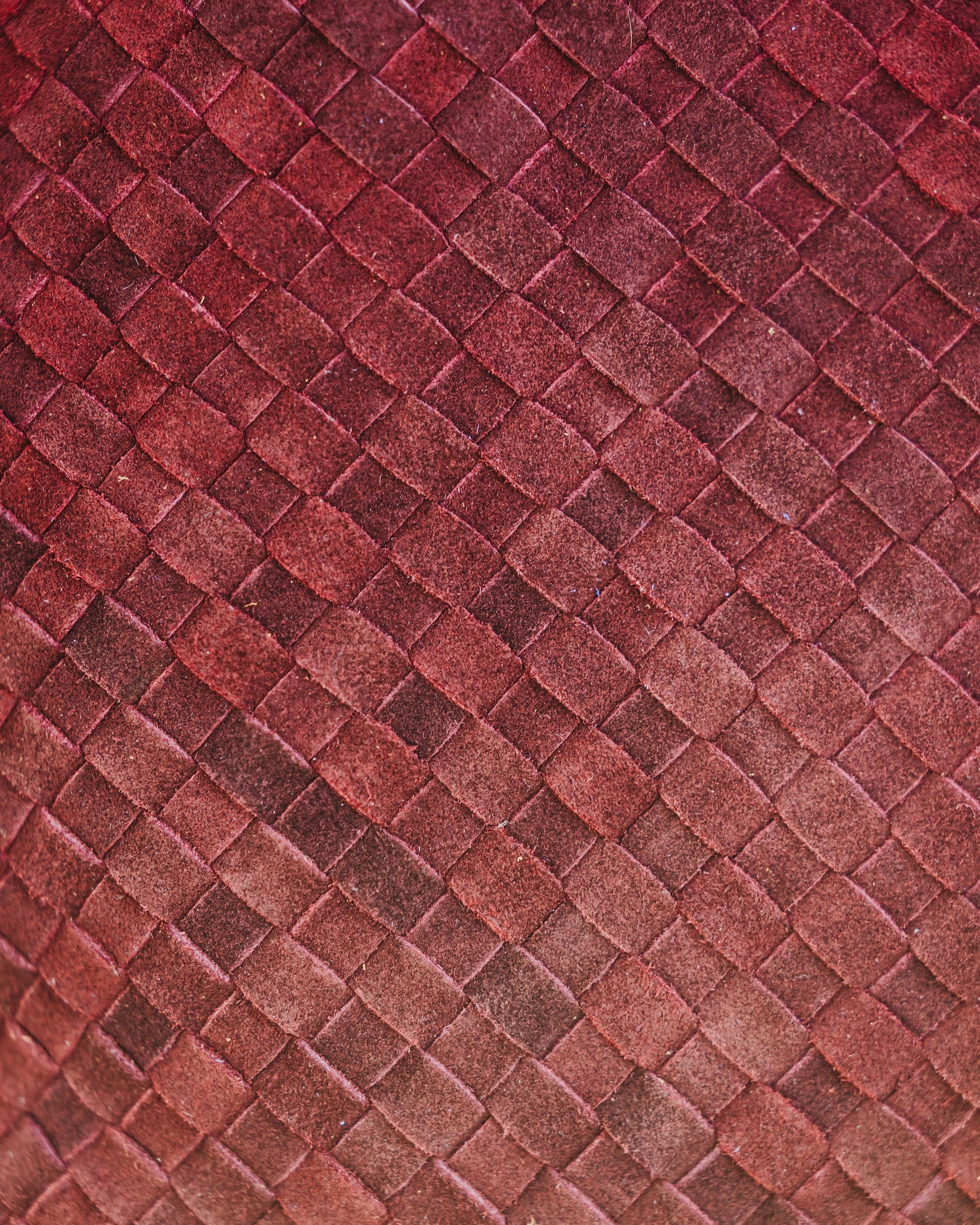 Woven Suede Tote Bag