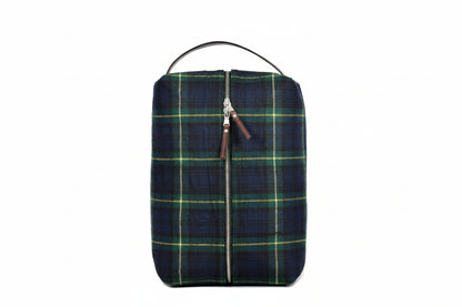 Canvas and Leather Shoe bag