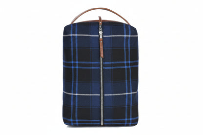 Canvas and Leather Shoe bag