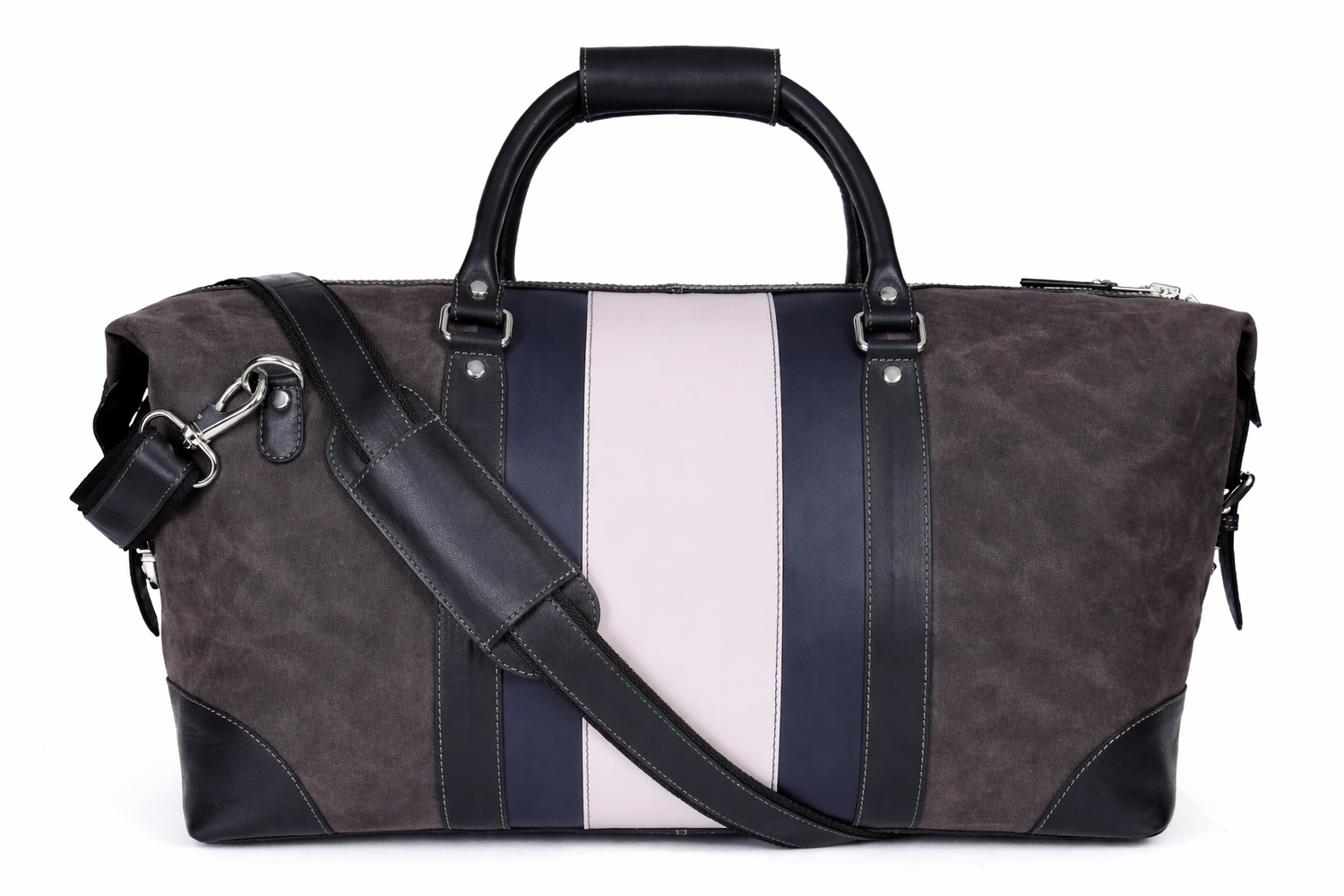 Charcoal Onyx Stripe Duffel Bag