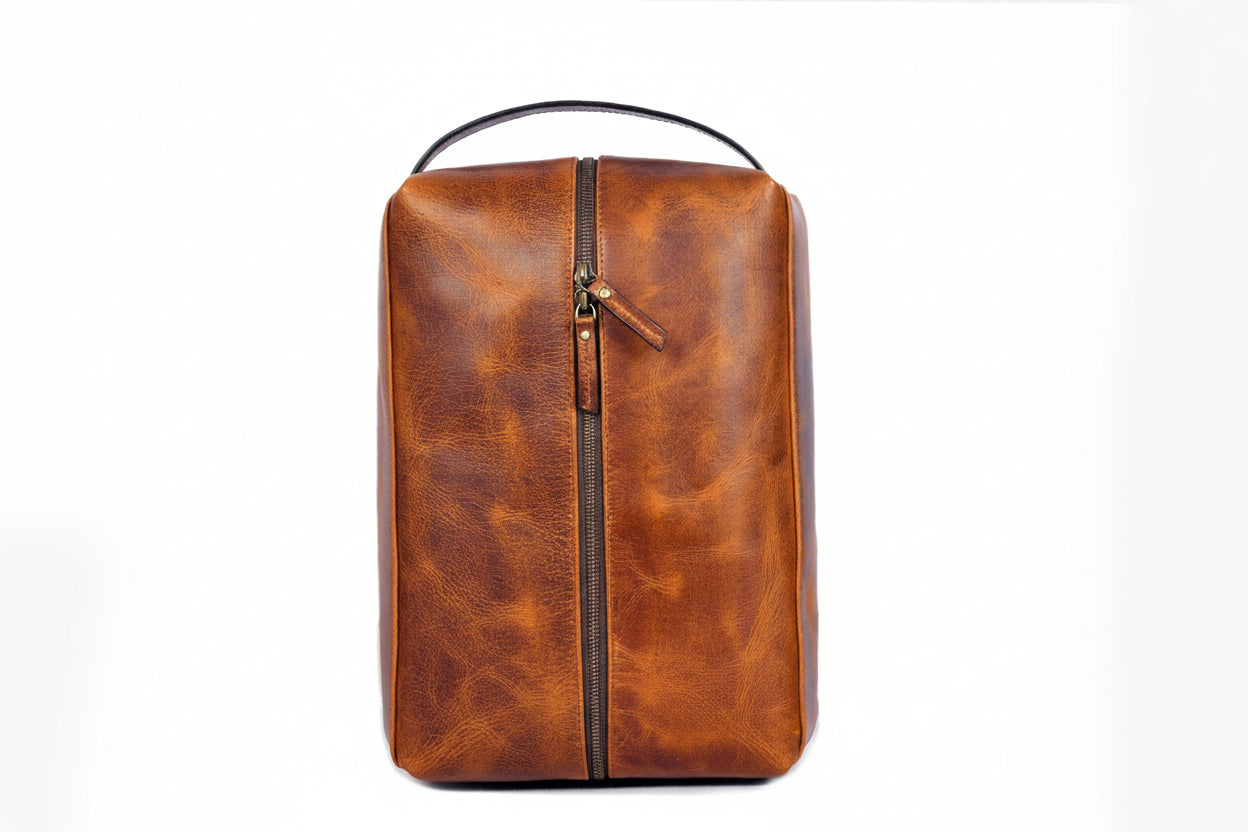 Leather and Suede Shoe bag