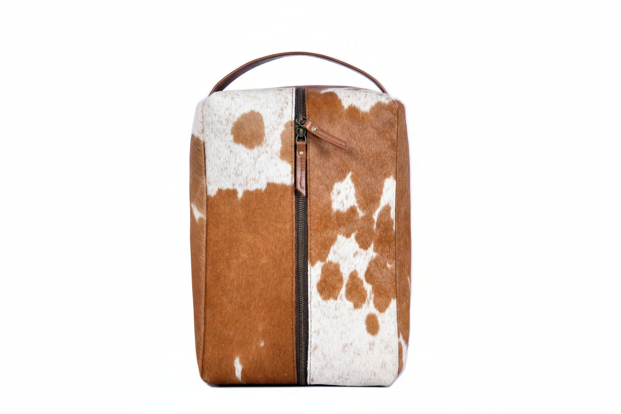 Leather and Suede Shoe bag