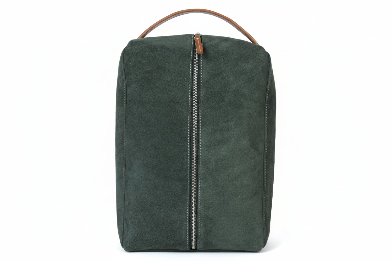 Leather and Suede Shoe bag