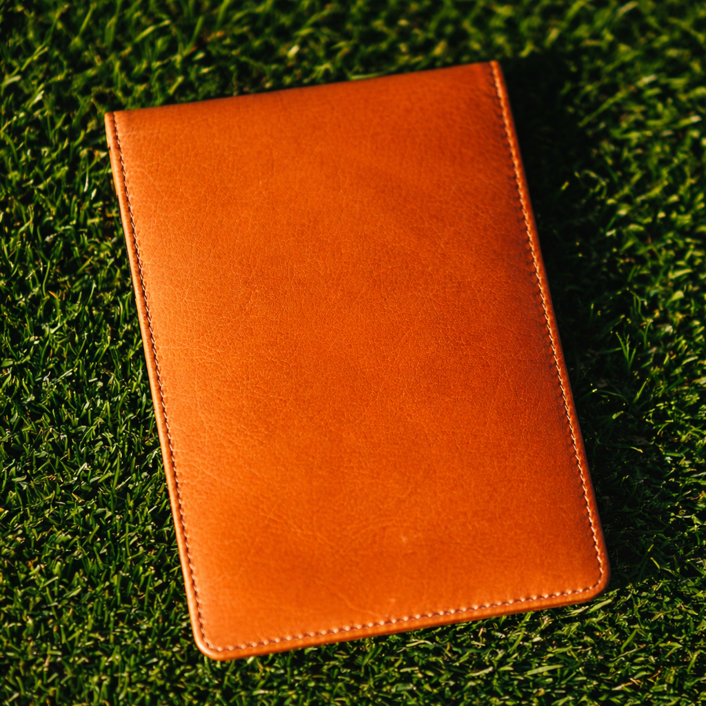Tan Leather Scorecard Holder