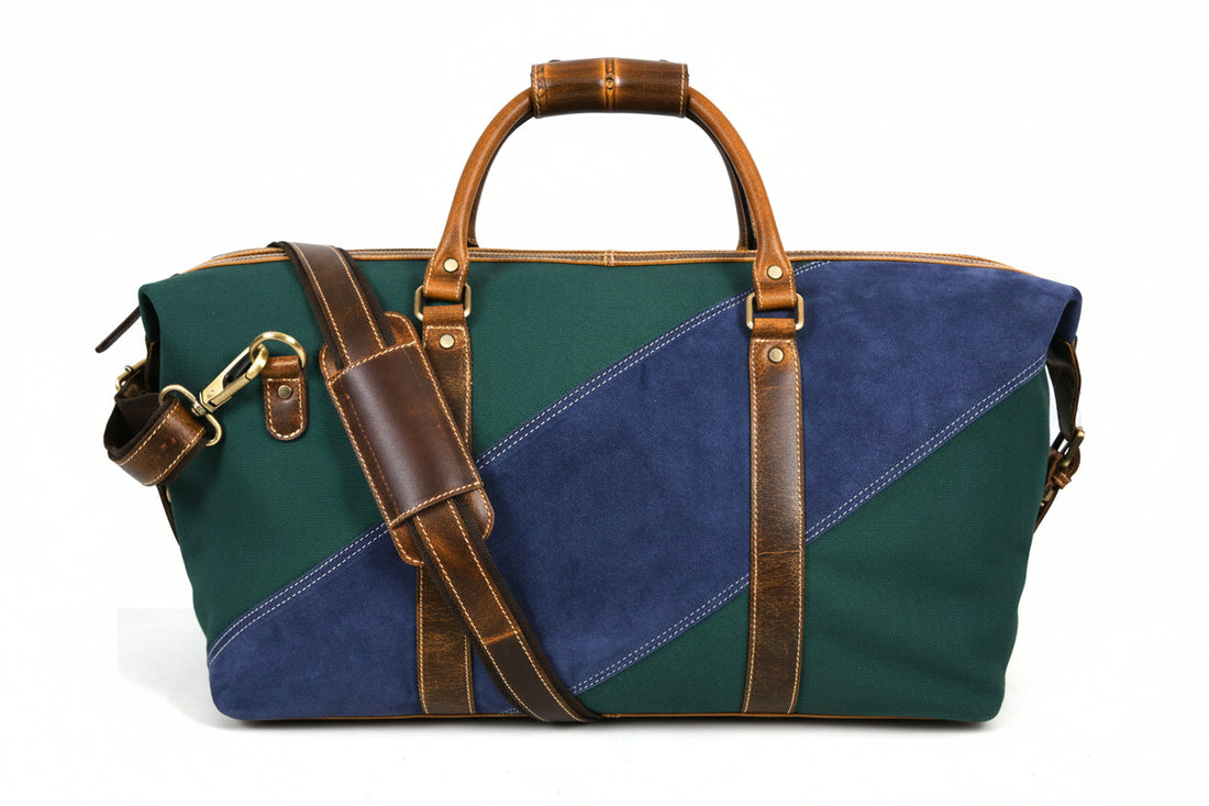 Evergreen Navy Duffel Bag