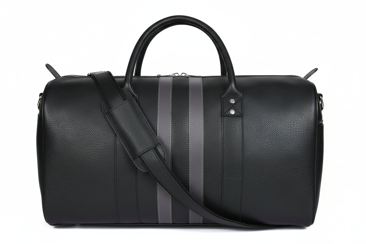 Classic Black Duffel Bag