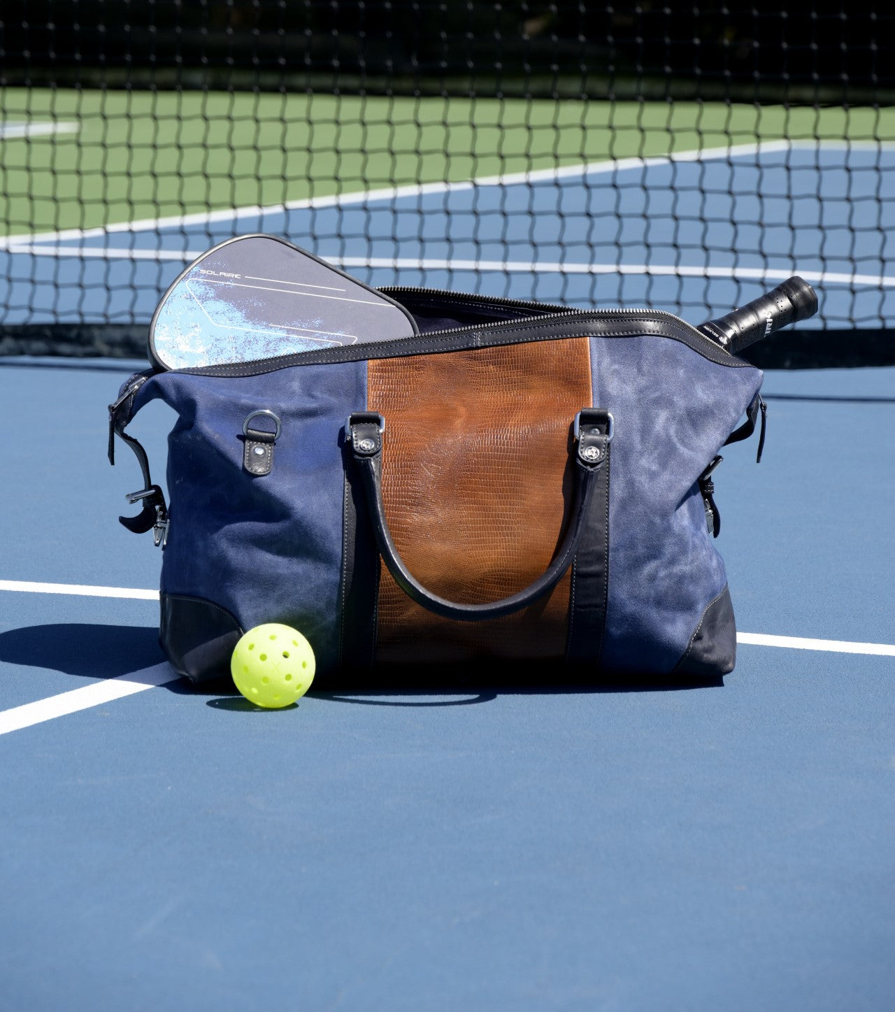 Wainscott Waxed Canvas Leather Duffle Bag – FH Wadsworth