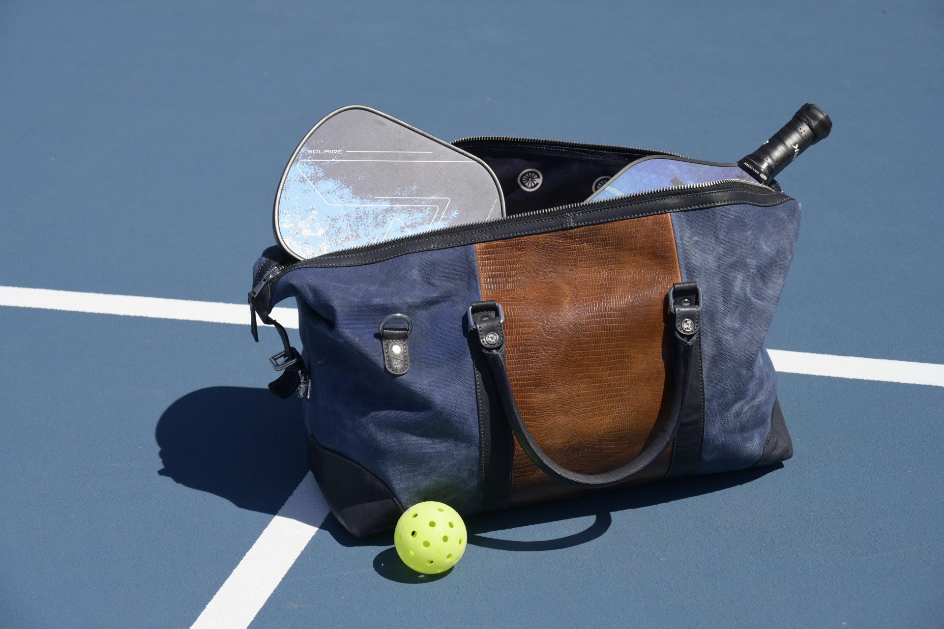 Wainscott Waxed Canvas Leather Duffle Bag – FH Wadsworth