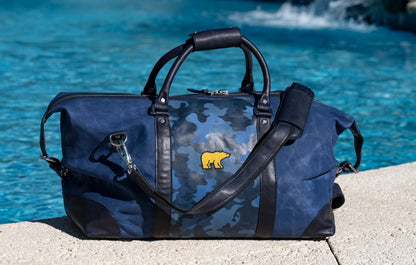 JACK NICKLAUS Golden Bear Blue Camo Duffel
