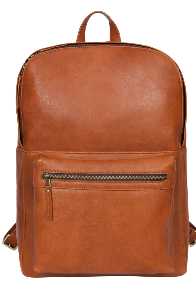 brown faux leather backpacks Shrrie Laptop Backpack for Women,Vegan Backpack Work Computer fits 16" Laptop,Water Resistant Teacher Nurse Casual Daypack for Weekender Camping Travel,Beige with : Electronics Get those travelling shoes out and put this backpack on Leather Backpack for Men &