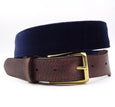 Velvet Leather Tab Belt