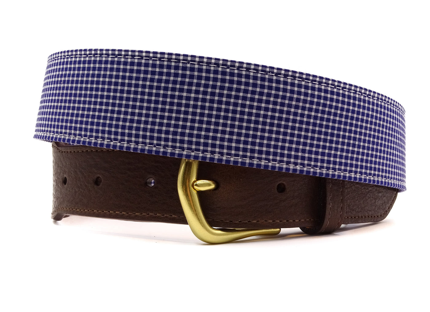 Seaside Cotton Leather Tab Belt - FH Wadsworth