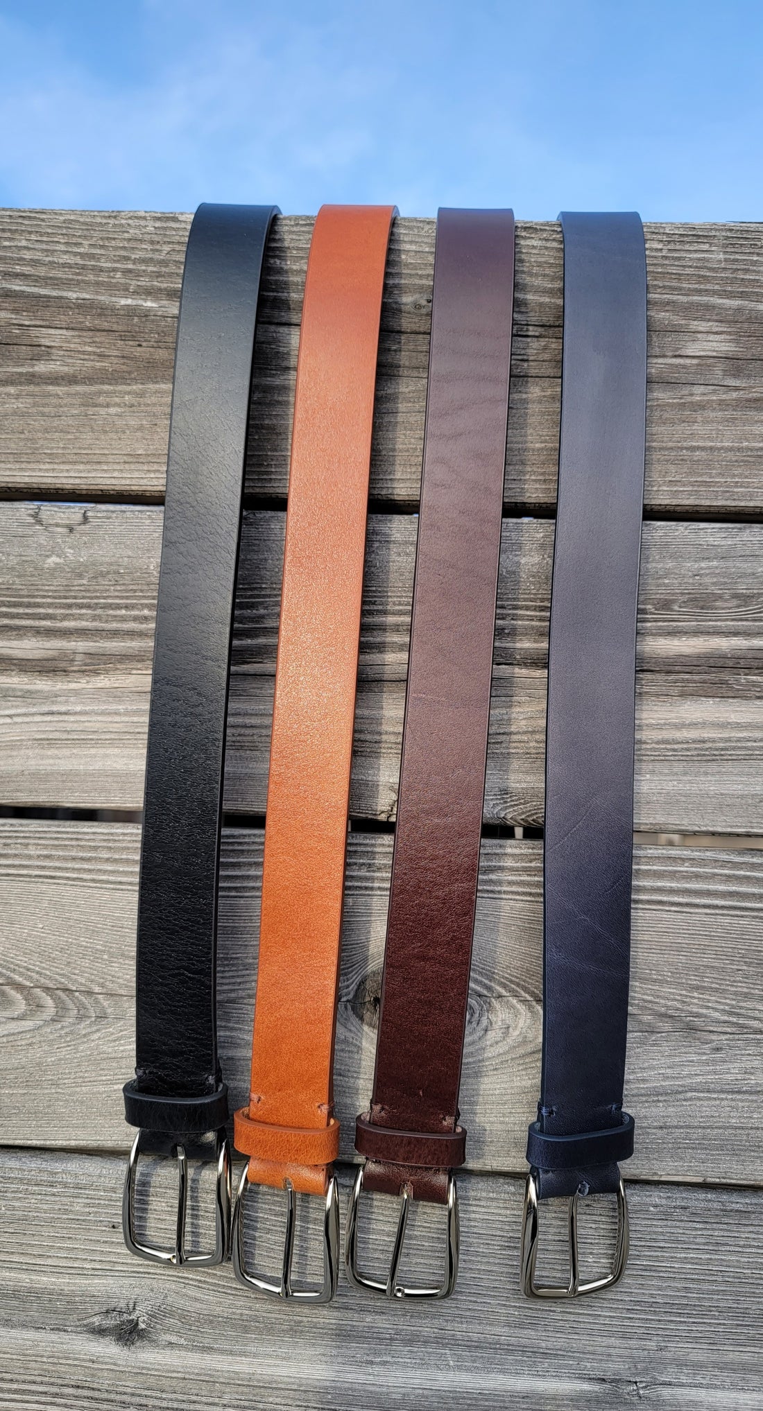 Black Leather Belt - FH Wadsworth