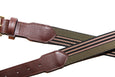 Gold Intrepid Leather Tab Ribbon Belt - FH Wadsworth