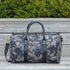 Matte Blue Camo Leather Duffle Bag - FH Wadsworth