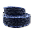 Woven Blue Cotton Belt - FH Wadsworth
