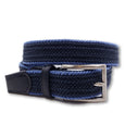 Woven Blue Cotton Belt - FH Wadsworth