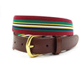 Pionus Leather Tab Ribbon Belt - FH Wadsworth