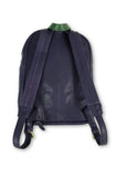 Purple Leather Striped Backpack - FH Wadsworth