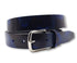 Subtle Blue & Black Leather Camouflage Belt - FH Wadsworth