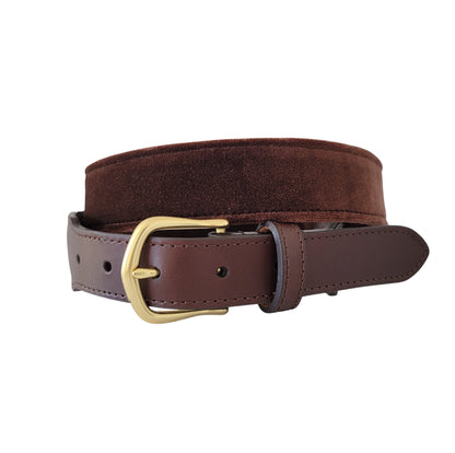 Velvet Leather Tab Belt