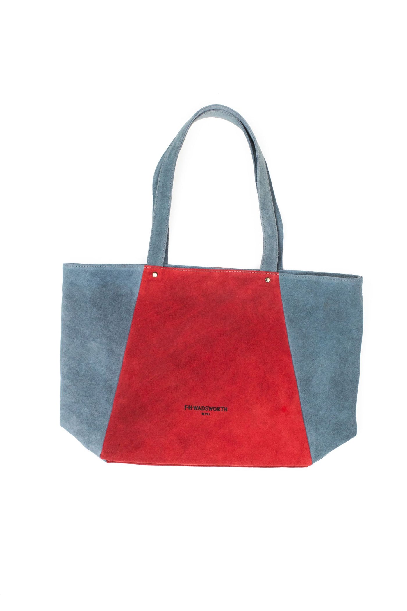FH Wadsworth Suede Tote Bag